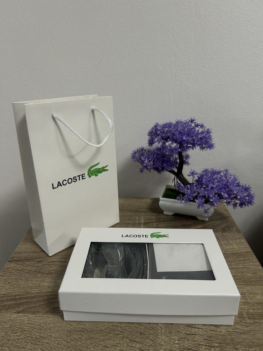 Set cadou Lacoste ( portofel + curea )