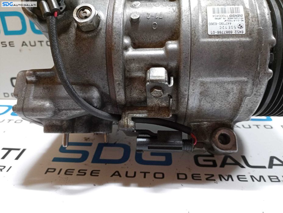Compresor AC Aer Conditionat Clima BMW Seria 1 E81 E87 2.0 D 2004 - 2011 Cod 6987766-01 64526987766-01 447190-6260 [M6888]