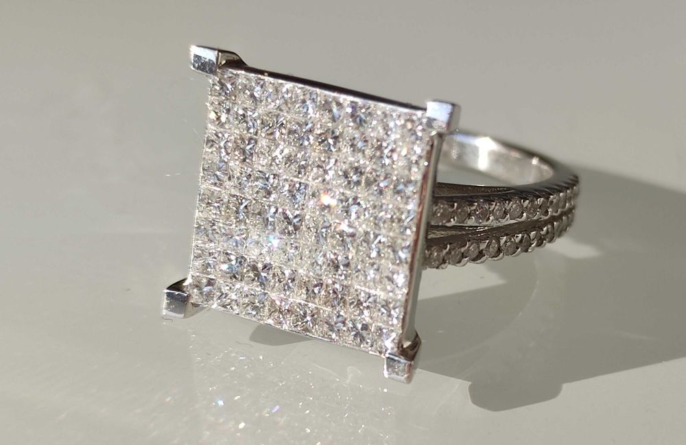 Inel 14k diamante naturale 2.53ct