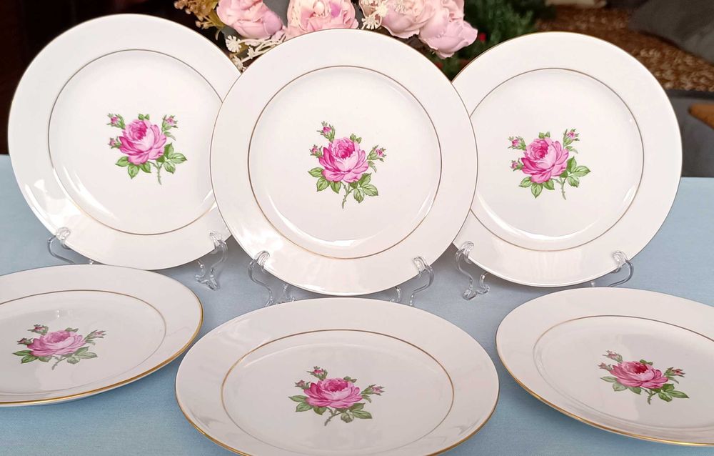 Десертные тарелки Kahla Германия Роза