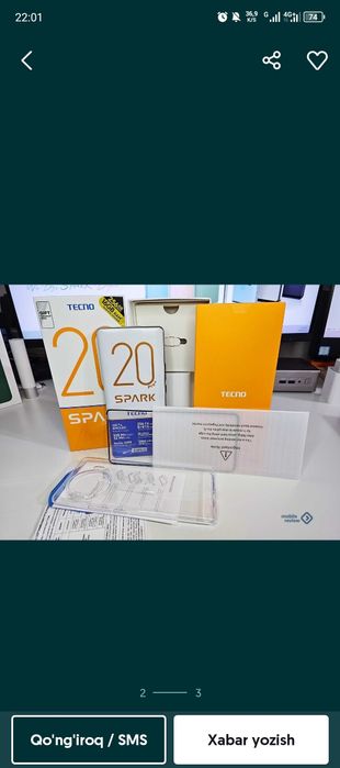 5kun boʻldi ochilganiga Tecno Spark 20pro+