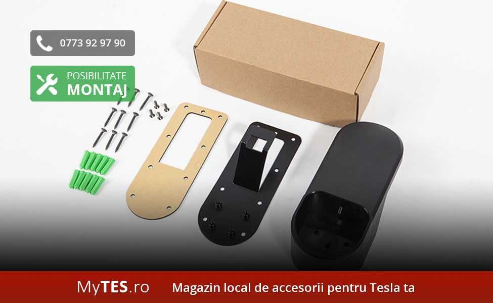 Suport perete pt mufa + cablu incarcare - Tesla Model S 3 X Y