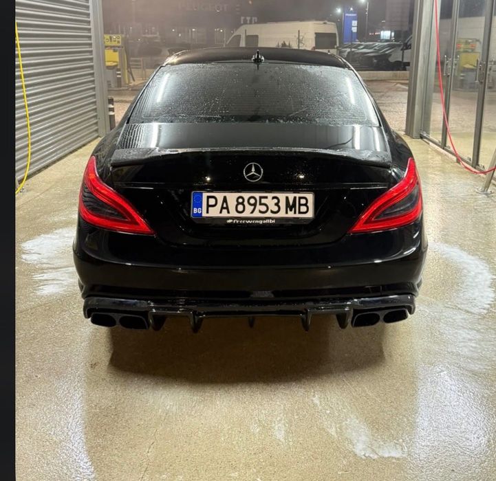 Mercedes CLS AMG w218 спойлер багажник антикрило