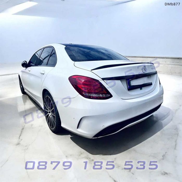 Тунинг лип спойлер багажник Mercedes C W205 C63 AMG мерцедес ц класа