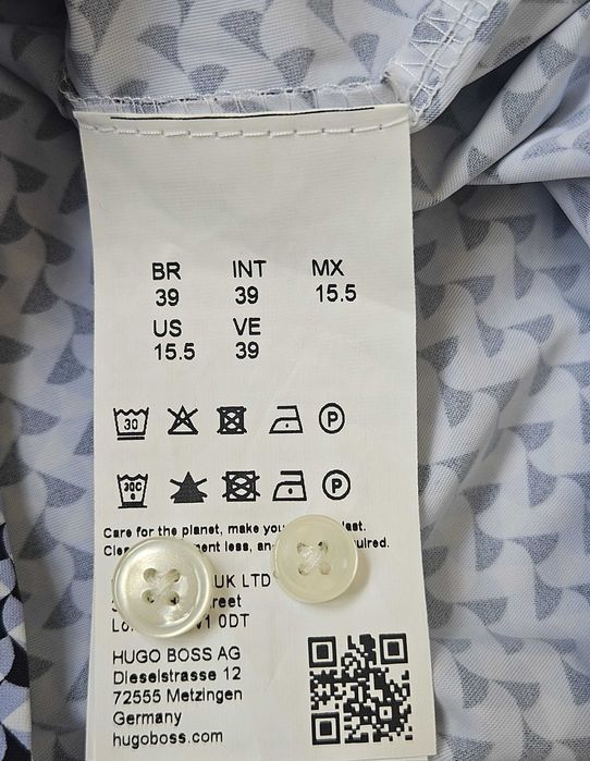 Мъжка риза Boss Slim Fit P-ROAN-kent Shirt - М