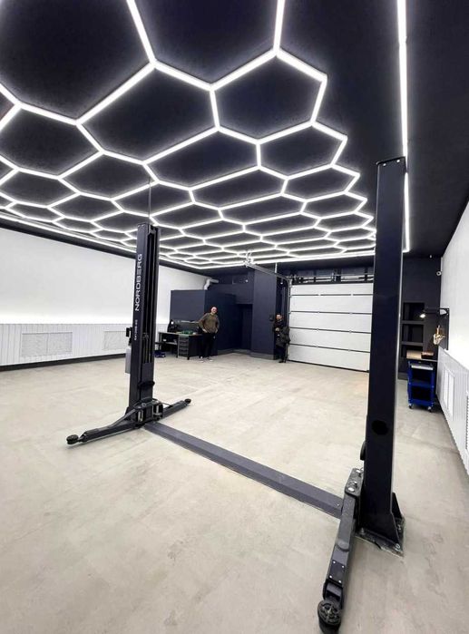 Свет соты для барбершопа