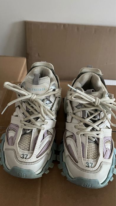 Balenciaga Track white/blue edition 37