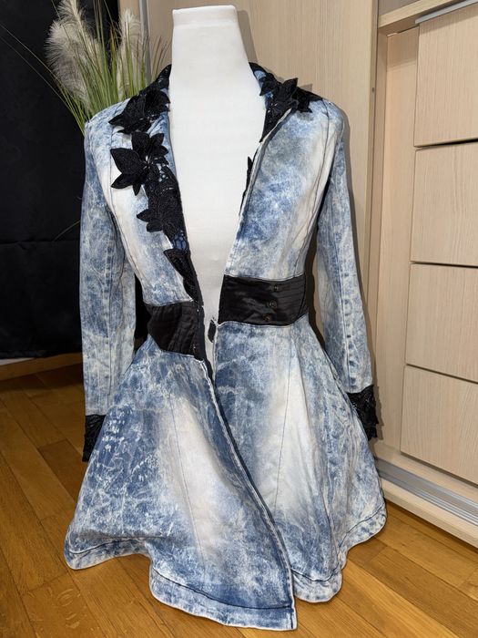 Rochie tip palton mexton nr 34 denim