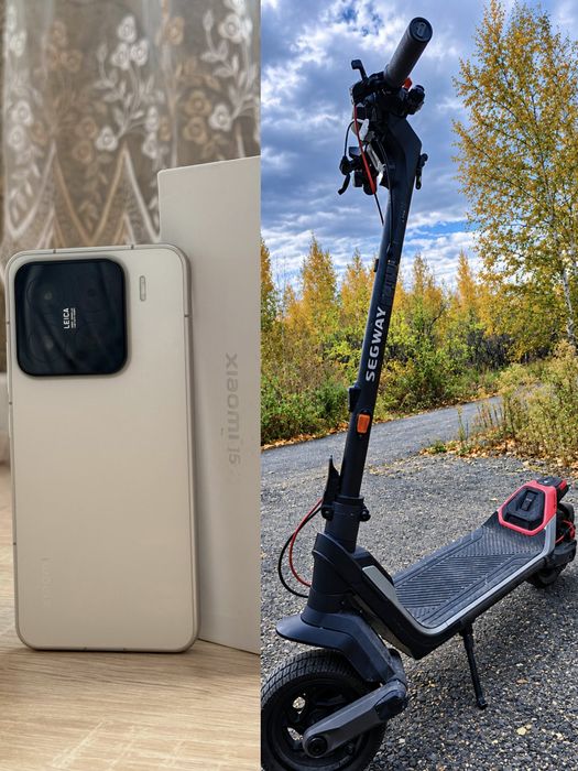 Xiaomi 15 и Ninebot P100S