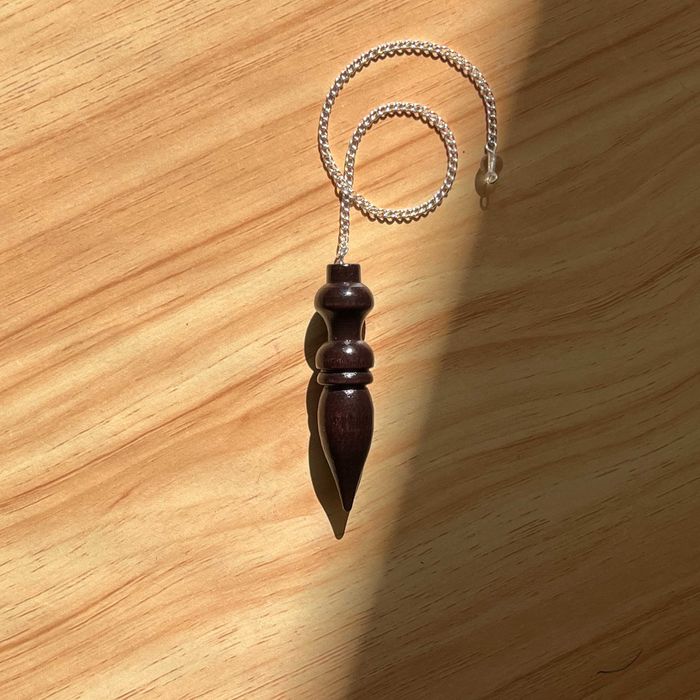 Махало за Радиестезия - Дървено Махало за Гадаене - Махало на верига