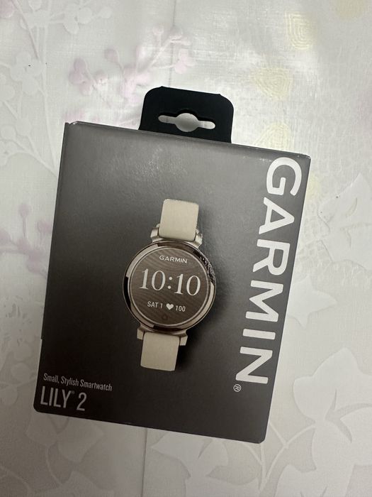 Смарт-часы Garmin Lily 2 25 мм серебристый-бежевый-бежевый