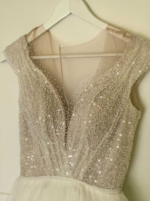 Бутикова булчинска рокля от италиански дизайнер!