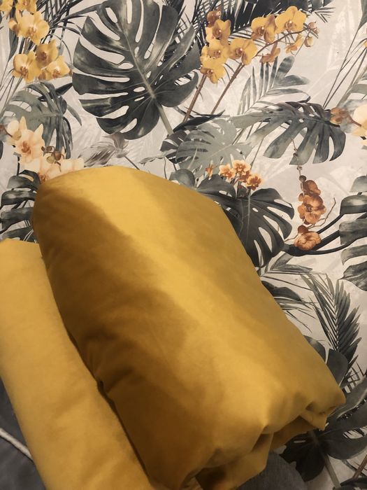 Draperie catifea mustar 5m