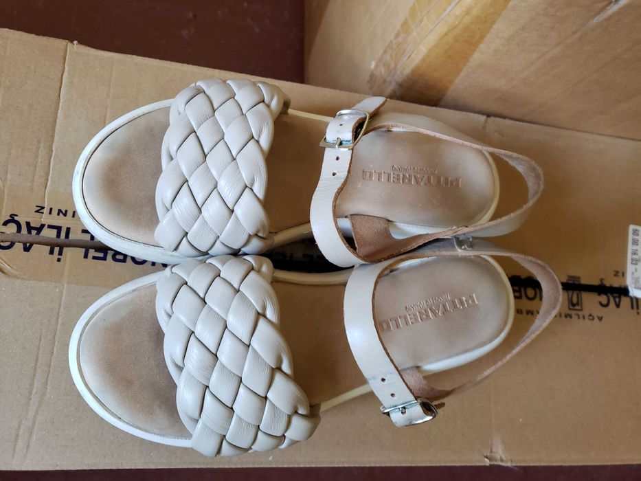 Италиански сандали от естествена кожа