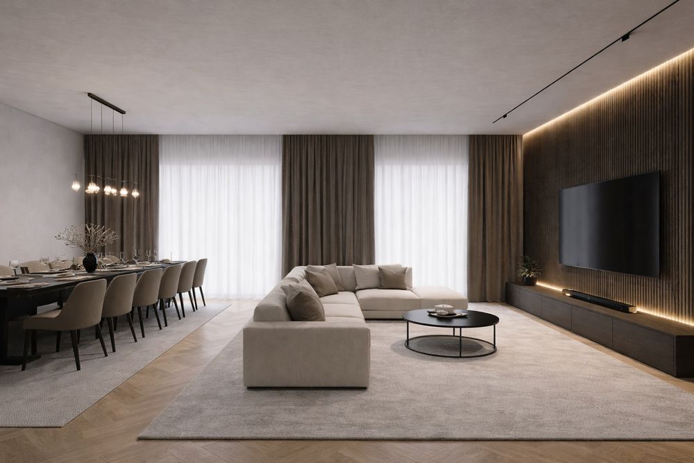 Шторы Турция коричневые