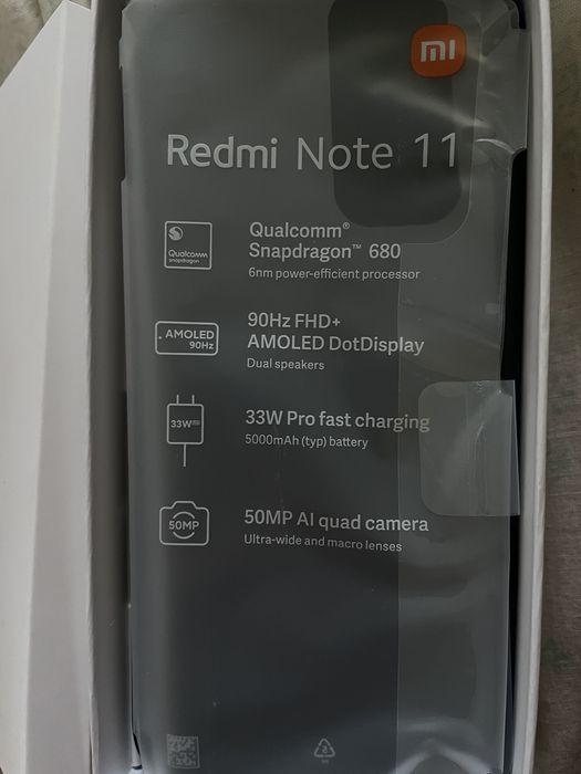 Смартфон Redmi Note 11 ОЗУ 4+4, 128 ГБ