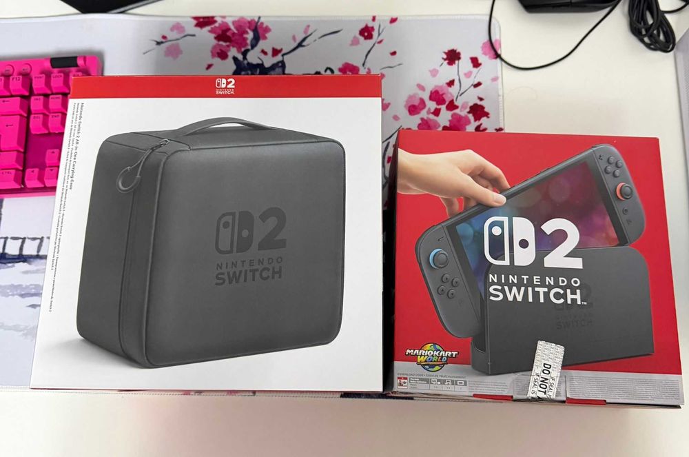 Nintendo Switch 2 + Nintendo All-In-One Carrying Case și 5 jocuri