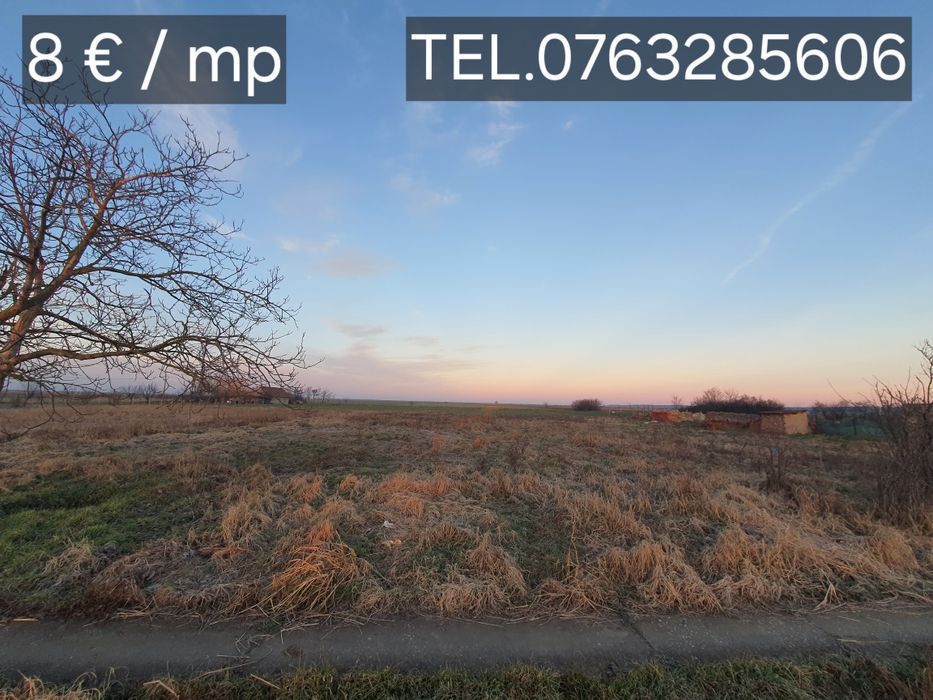 Vând teren intravilan 1.100 mp în Cenad județul Timiş 8 € / mp