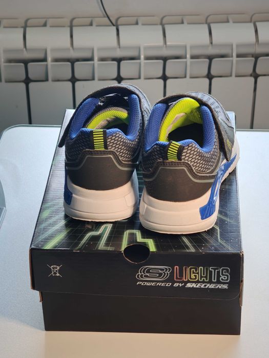 Adidași Skechers Lights copii cu luminițe, mărimea 30