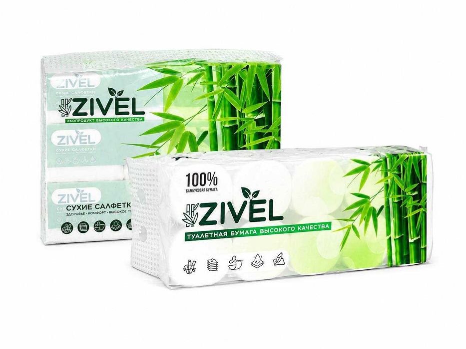 Туалетная бумага Zivel, 6 слоя
