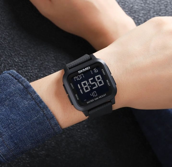 Эркаклар учун SKMEI спорт соатлари – турли рангларда!