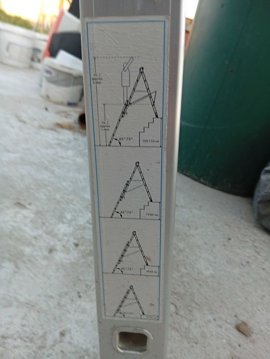 Scara combinata din Aluminiu 3 x 6 trepte