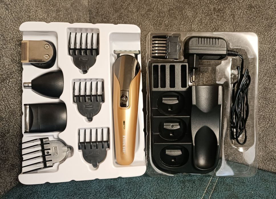 Триммер, бритва, набор для стрижки усов и бороды NIKAI NK-1712