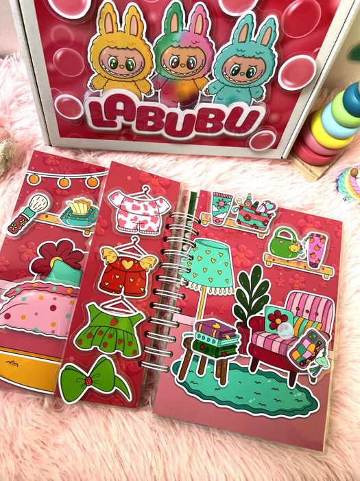 Велкро книга Labubu