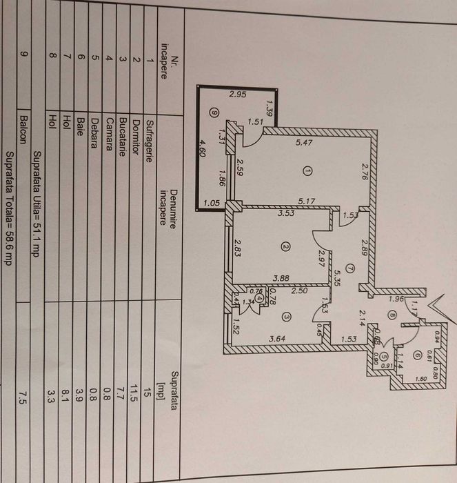 Apartament  2 camere,Mazepa 2