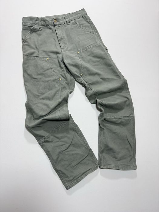 pantaloni Carhartt double knee olive green