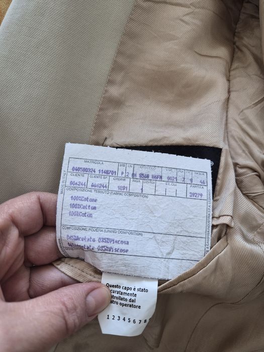 Мъжко сако облечено веднъж на повод за точни размери моля пишете