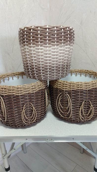Продам кашпо из ротанга