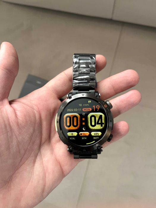 Smartwatch, Смарт Часовник за мъже с опреционна система Android - НОВ!