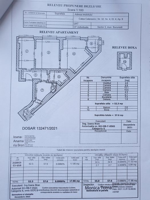 Boxa depozitare subsol ultracentral București