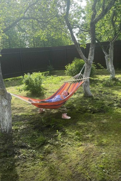 Гамак на деревянных планках  до 120кг