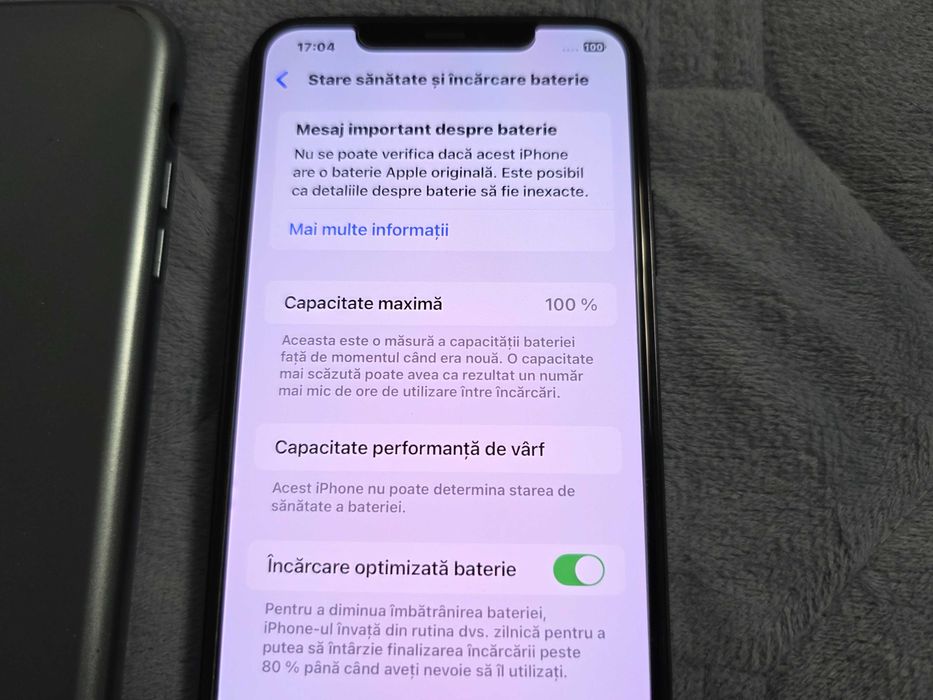 iPhone 11 Pro Max, Midnight Green, 64GB, stare baterie 100%