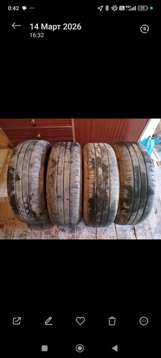 Продам три летние шины