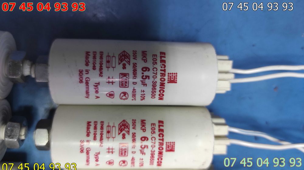 condensatori nepolarizati 2.5uF 250v 6.5uF 250v testati cu ESR METRU