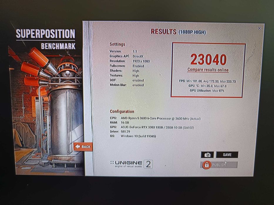ASUS ROG Strix GeForce RTX 3080 OC 10GB