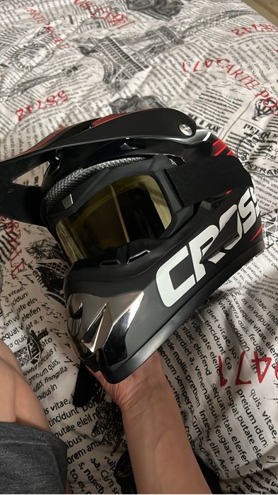 Шлем мото, кросс