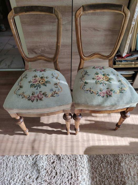 Продавам столове - резбовани в бароков стил