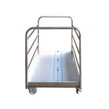 Cărucior servire din inox alimentar