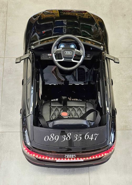 ТОП ЦЕНА!НОВО!Акумулаторен джип Audi Sportback с 12V,EVA гуми,МЕТАЛИК