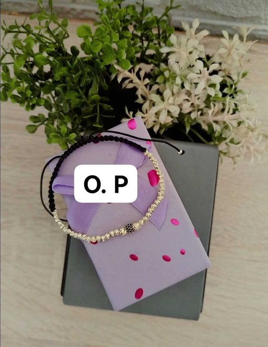 Brățări cu biluțe din aur de 14k, inele 
 și reparații brățări șnur