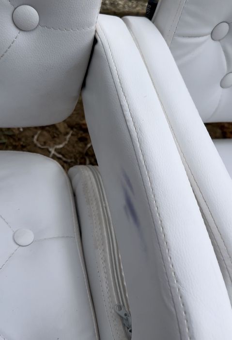 БЯЛ БАР СТОЛ VERSAY с фабрични дефекти и 24м Гаранция