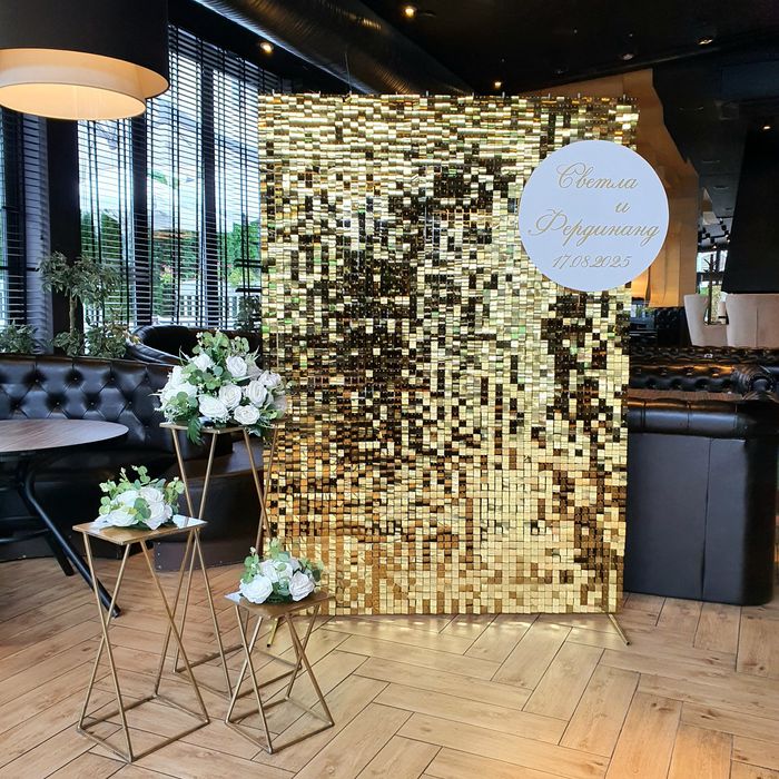 Украса за Сватба,Арка с цветя