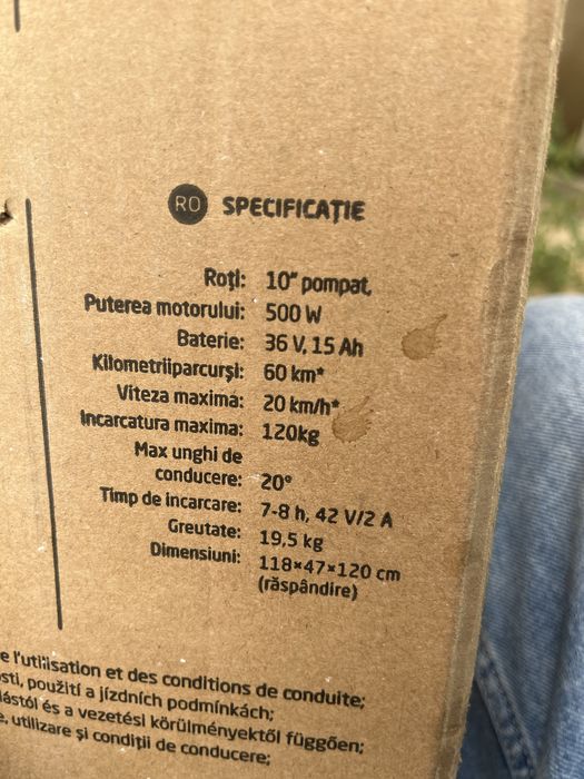 Trotineta electrica Motus Scooty 10” Plus