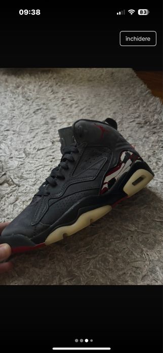 Jordan MVP piele intoarsa gri