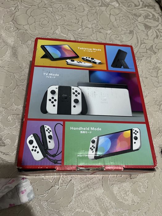 Switch oled белый прошитый 512GB