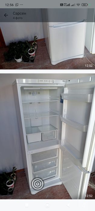 Холодильник  белый Индезит  очень хорошо охлаждает и морозит